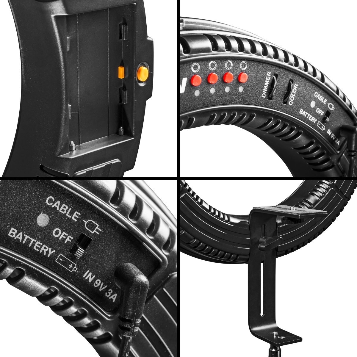 Walimex pro LED Ringleuchte 380 Bi Color RLL-380BV