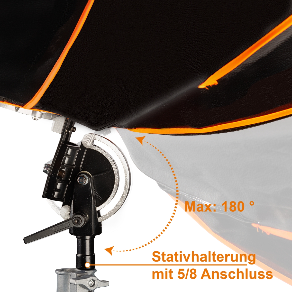 Walimex pro 16-Winkel-Softbox Ø180cm für Elinchrom