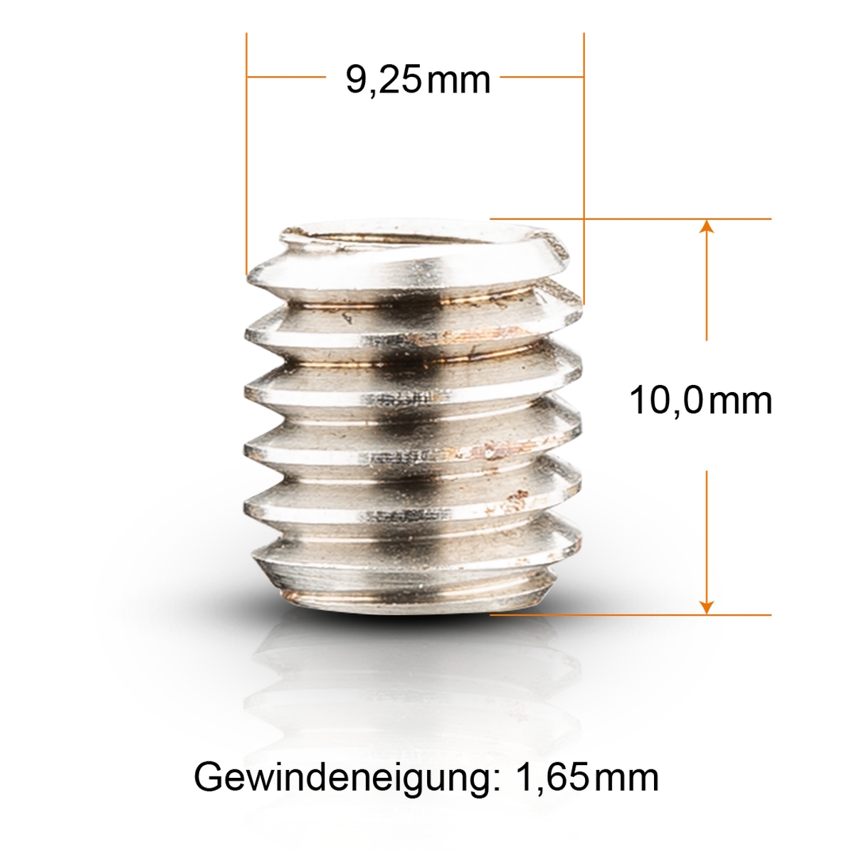 Walimex pro Gewindeadapter 1/4 - 3/8 Zoll, 10 Stck