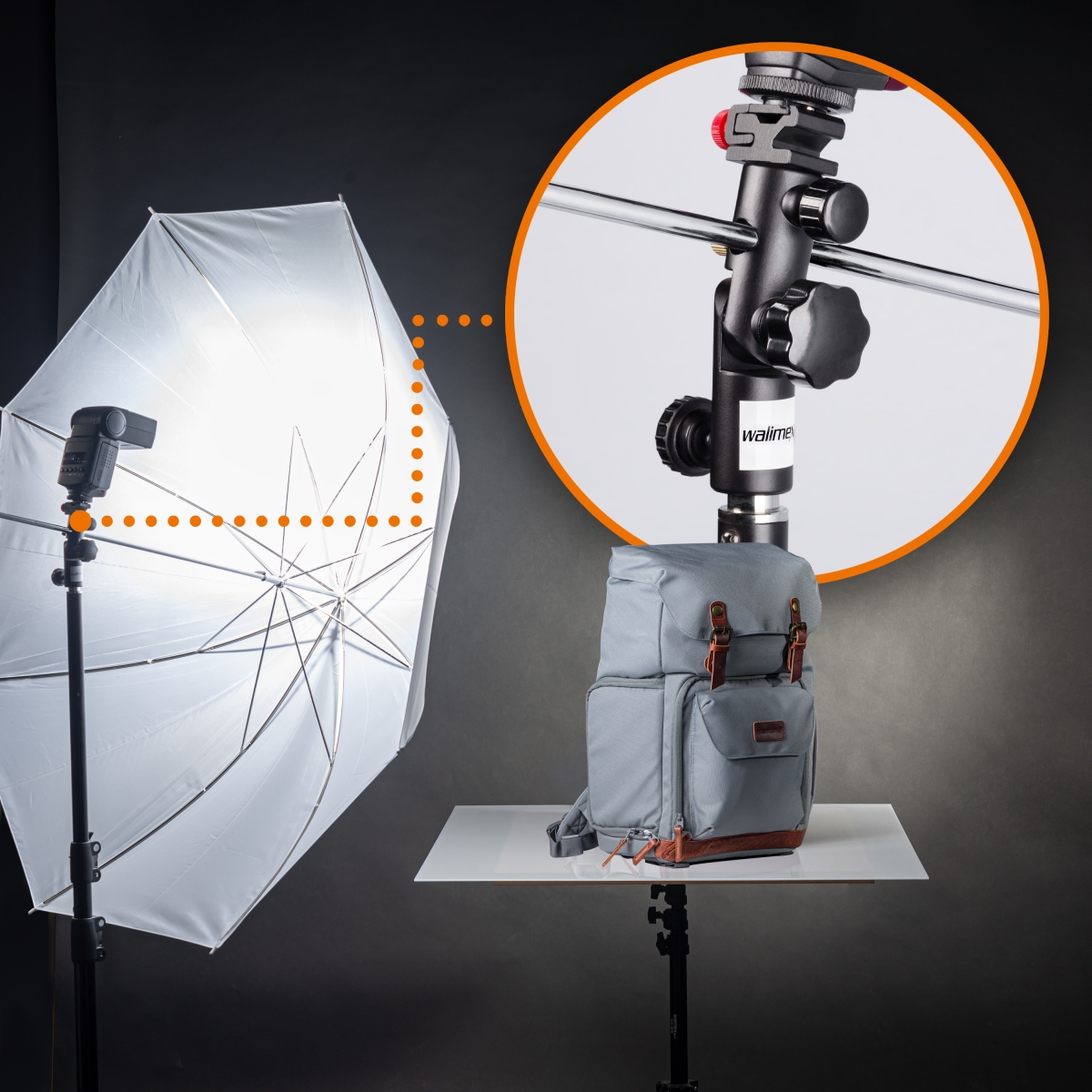 Walimex Metall Blitz- & Schirmhalter