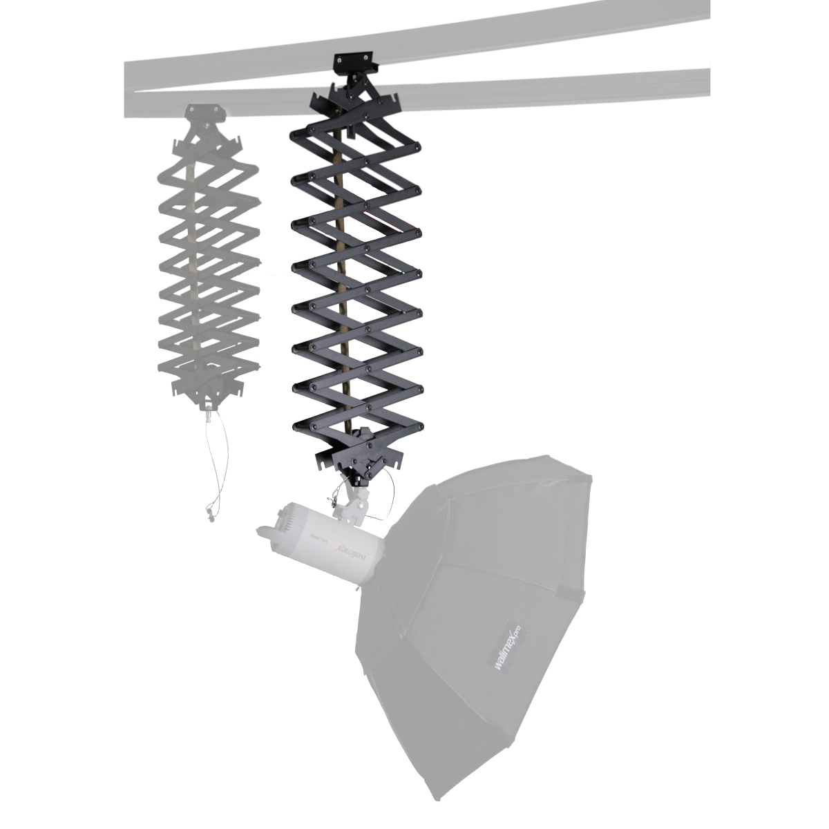 Walimex Schere für Deckenschienensystem