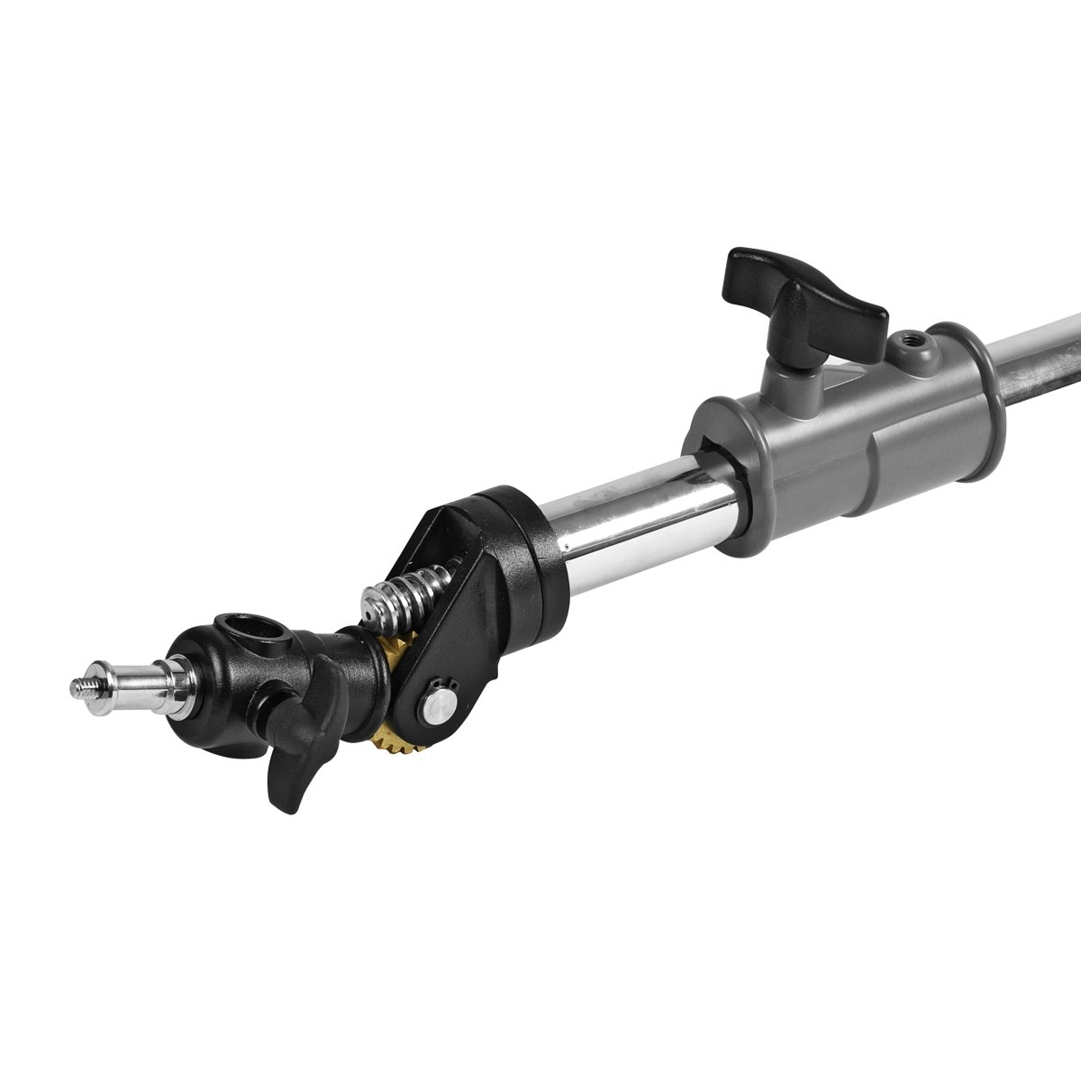 Walimex pro Wand-Lampenstativ Heavy Duty Deluxe mit Kurbel, 136-220cm