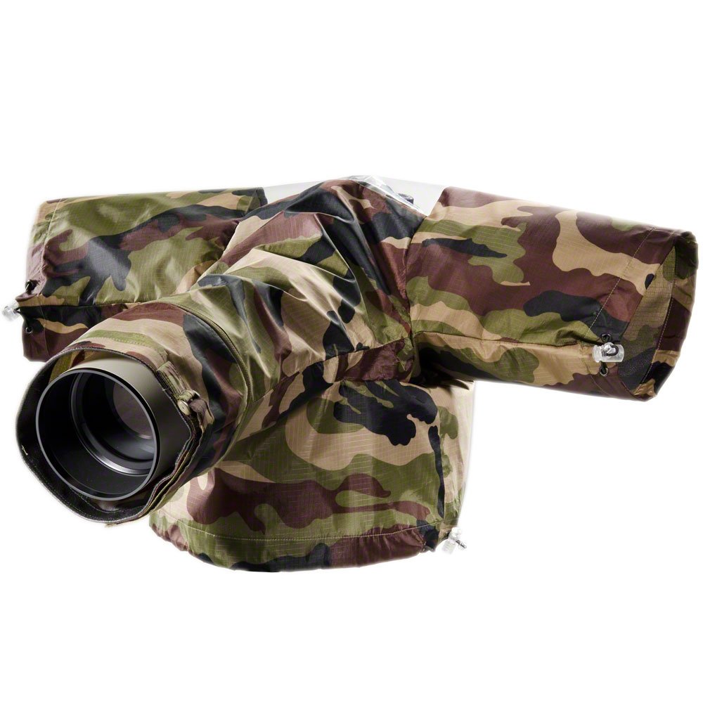 Kipon Regenschutzhülle TELE für SLR Kameras camo