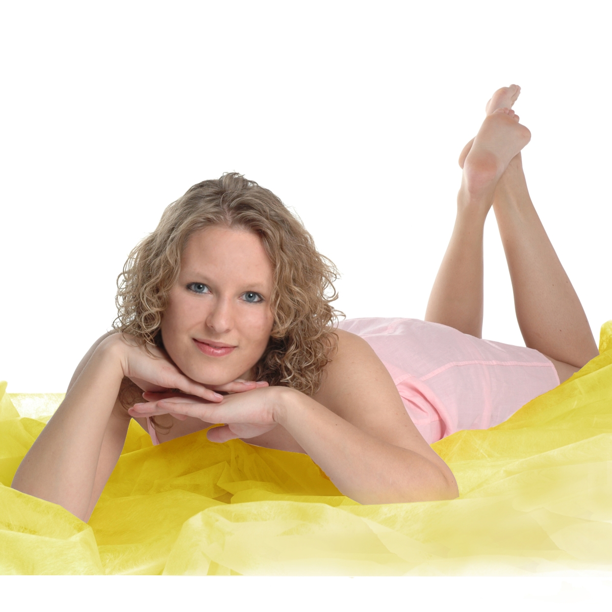 Walimex leichter Stoffhintergrund 3x6m gelb