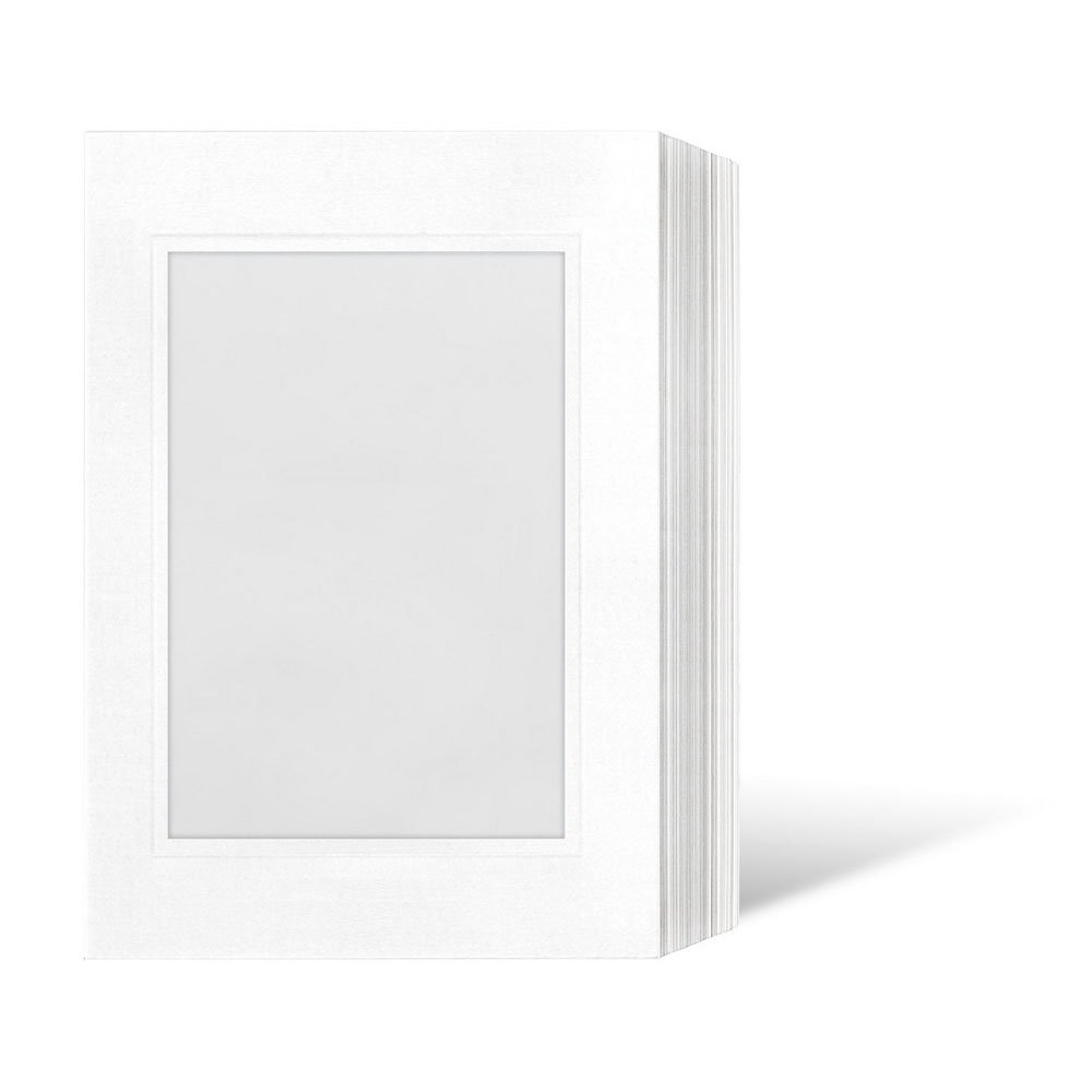 Endlos 13x18 weiß  mit Blindprägung