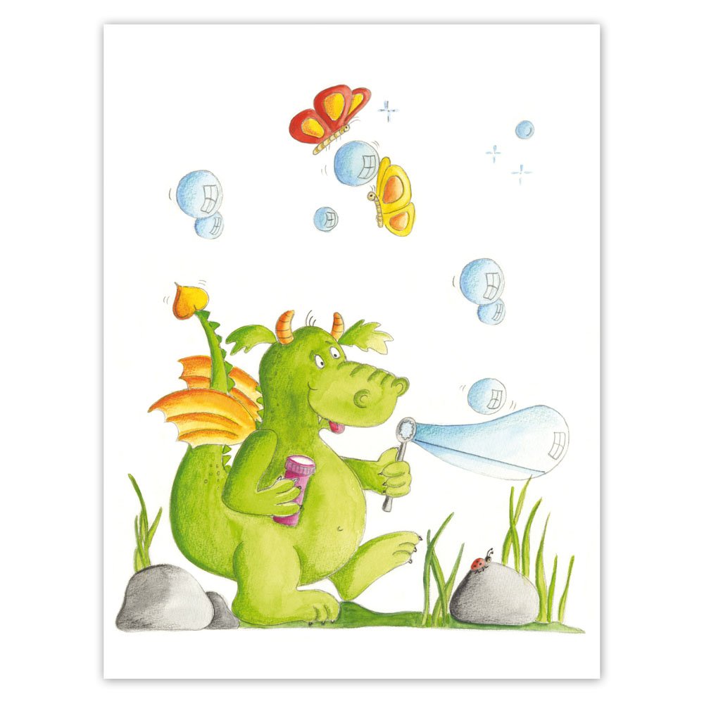 Kombi-Einlegemappe Motiv Drache  (VPE mit 25St.)