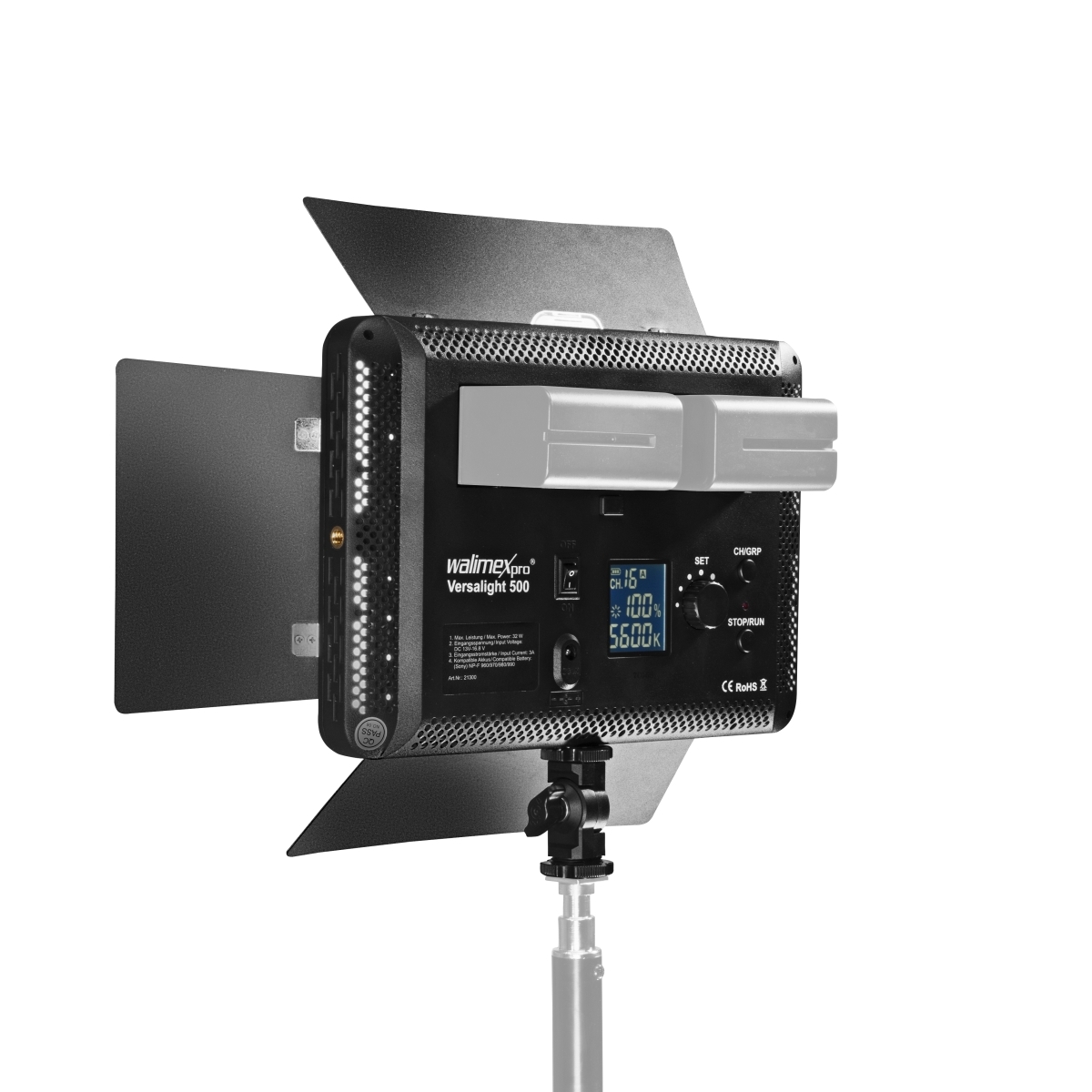 Walimex pro LED Versalight 500 Bi Color 2er Set 2x Leuchte 2x Stativ