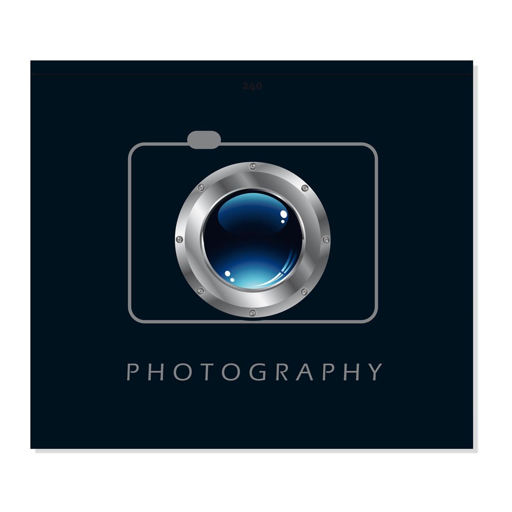 Kindermappe "Kamera" , Weißkarton - (VPE mit 25St.)