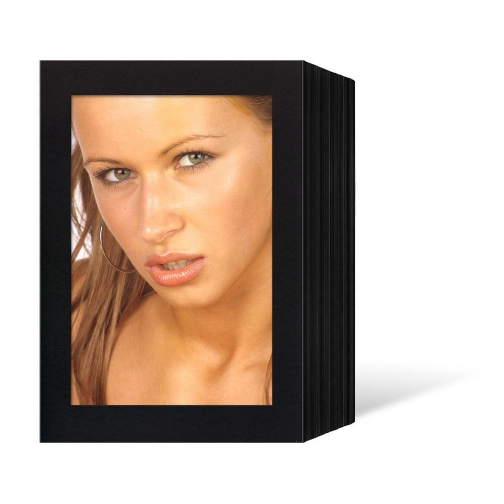 Endlos 15x20 schwarz matt ohne Umrandung