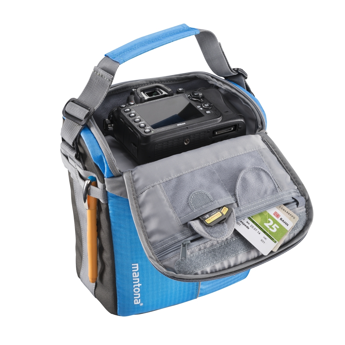Mantona Elements Outdoor Rucksack blau