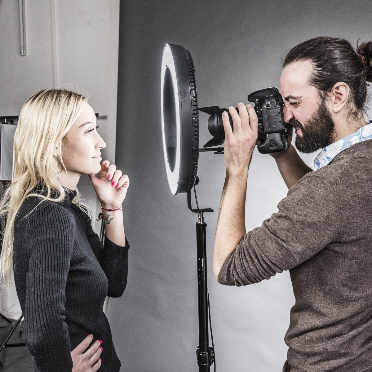 Walimex pro LED Ringleuchte 380 Bi Color RLL-380BV