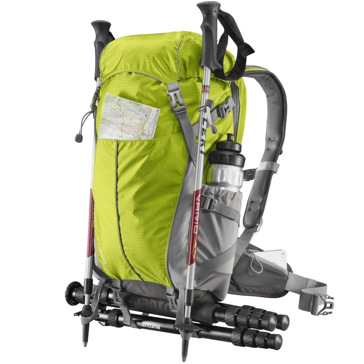 Mantona elements Outdoor Rucksack hellgrün