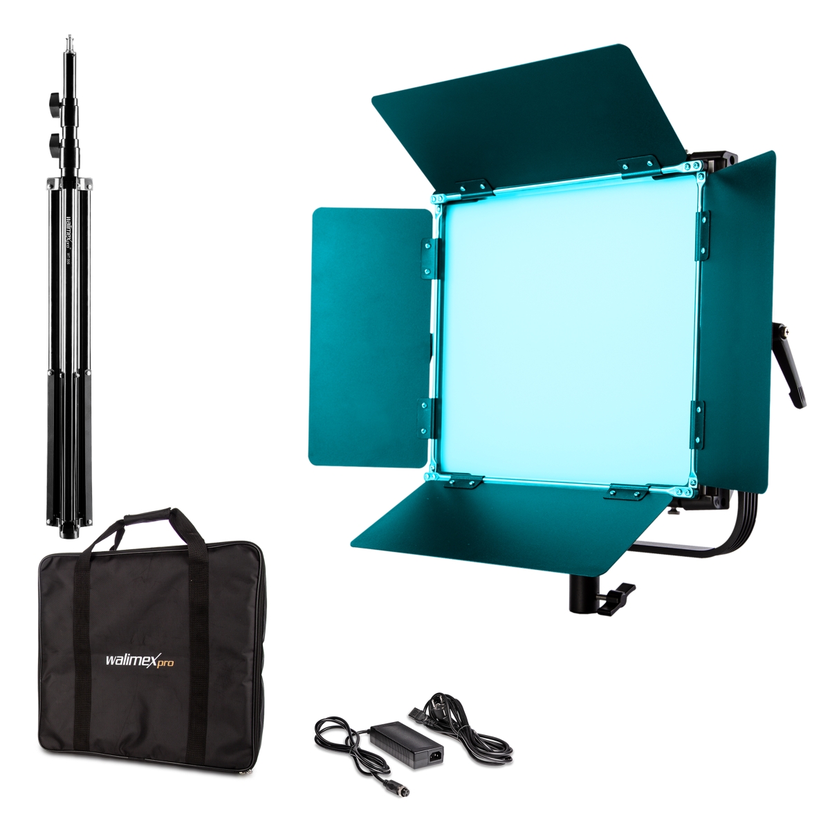 Walimex pro LED Rainbow 50W RGBWW Set 1 (1x Rainbow 50W, 1x Lampenstativ GN-806)