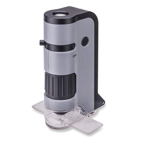 Carson Handmikroskop MP-250 MicroFlip 100-200x mit Smartphone-Adapter