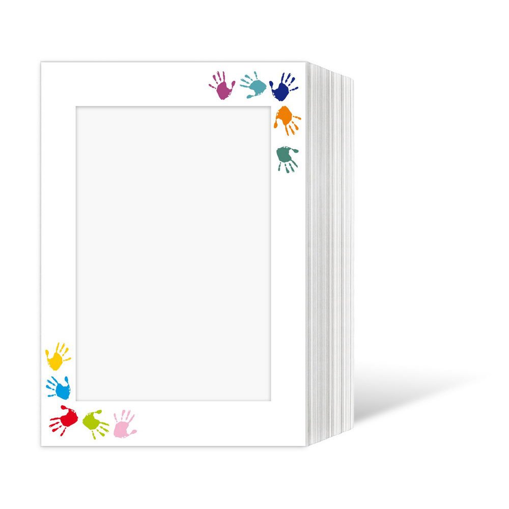 Endlos 13x18 weiß Motiv Hände