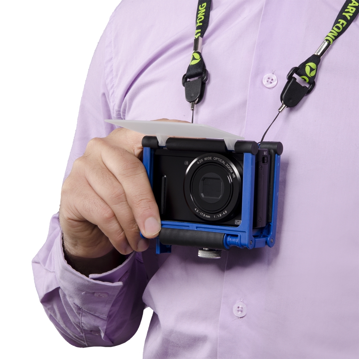 Gary Fong Flip Cage Blueberry blue Tischstativ