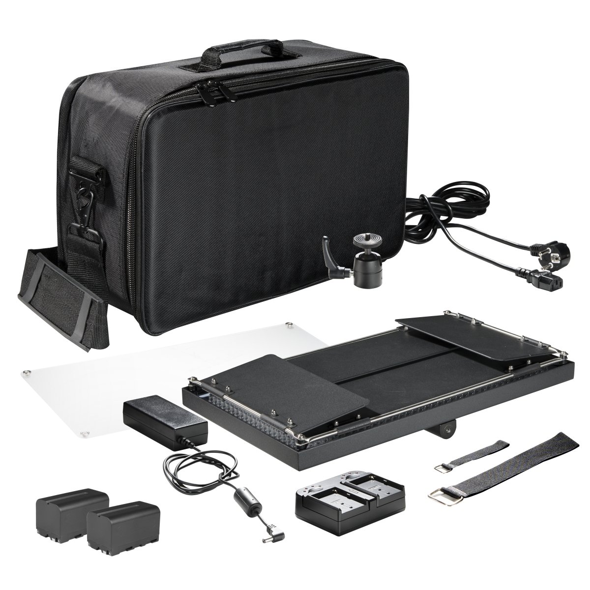 Walimex pro LED Brightlight 876 Daylight Akku Set