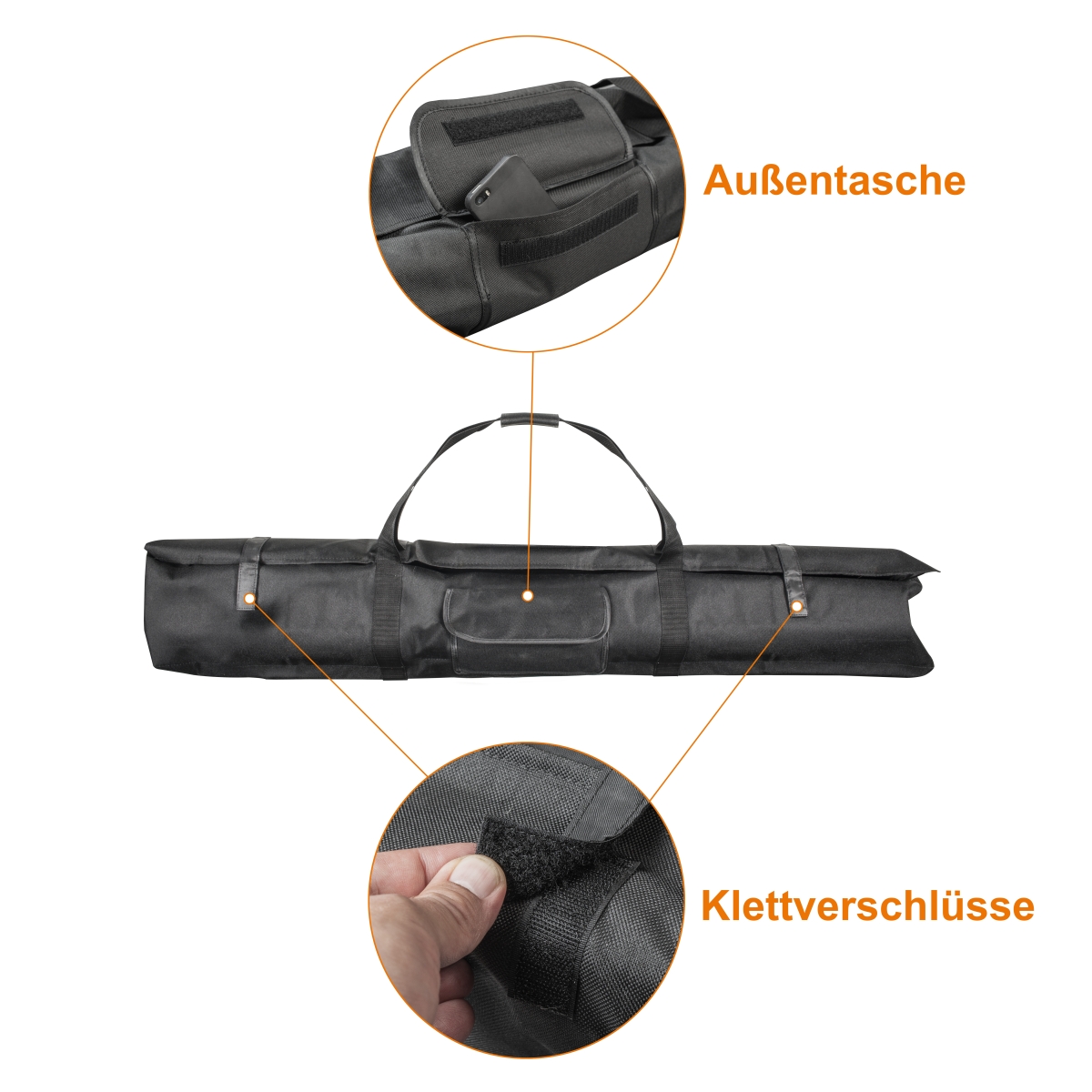 Walimex pro Stativtasche Vario 120 für 3 Stative bis 120 cm