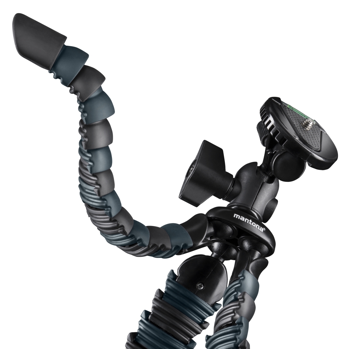 Mantona Armadillo DSLR schwarz grau Mini & Tischstativ 28 cm