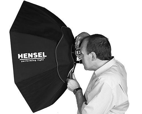 Hensel Octa Sun Haze RF 90 für Ringblitz